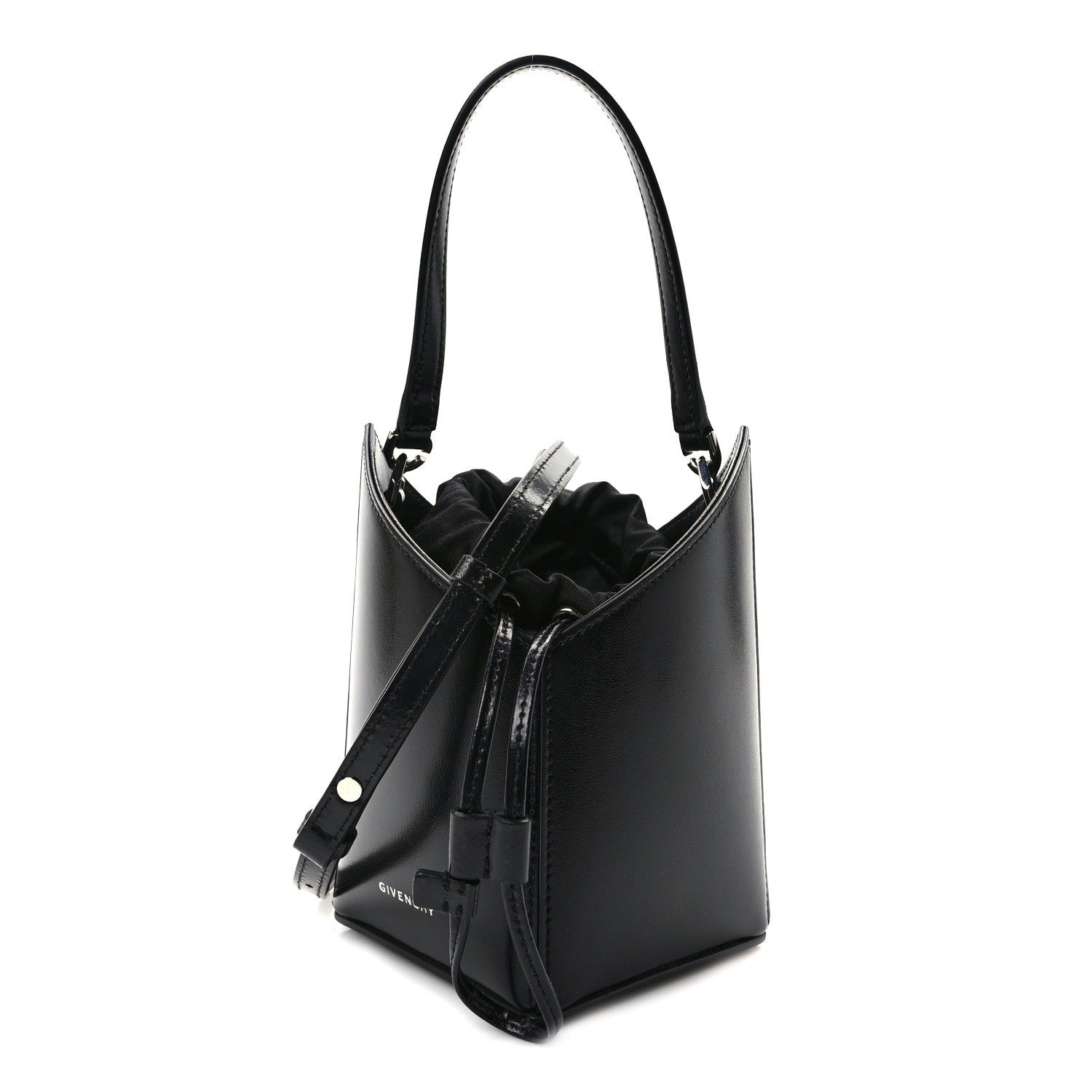 Givenchy Box Calfskin Mini Cut Out Crossbody Bag Black 1 of 8