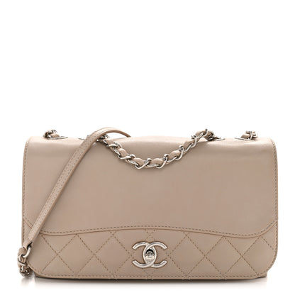 Chanel Calfskin Small Tramezzo Flap Beige 1 of 13
