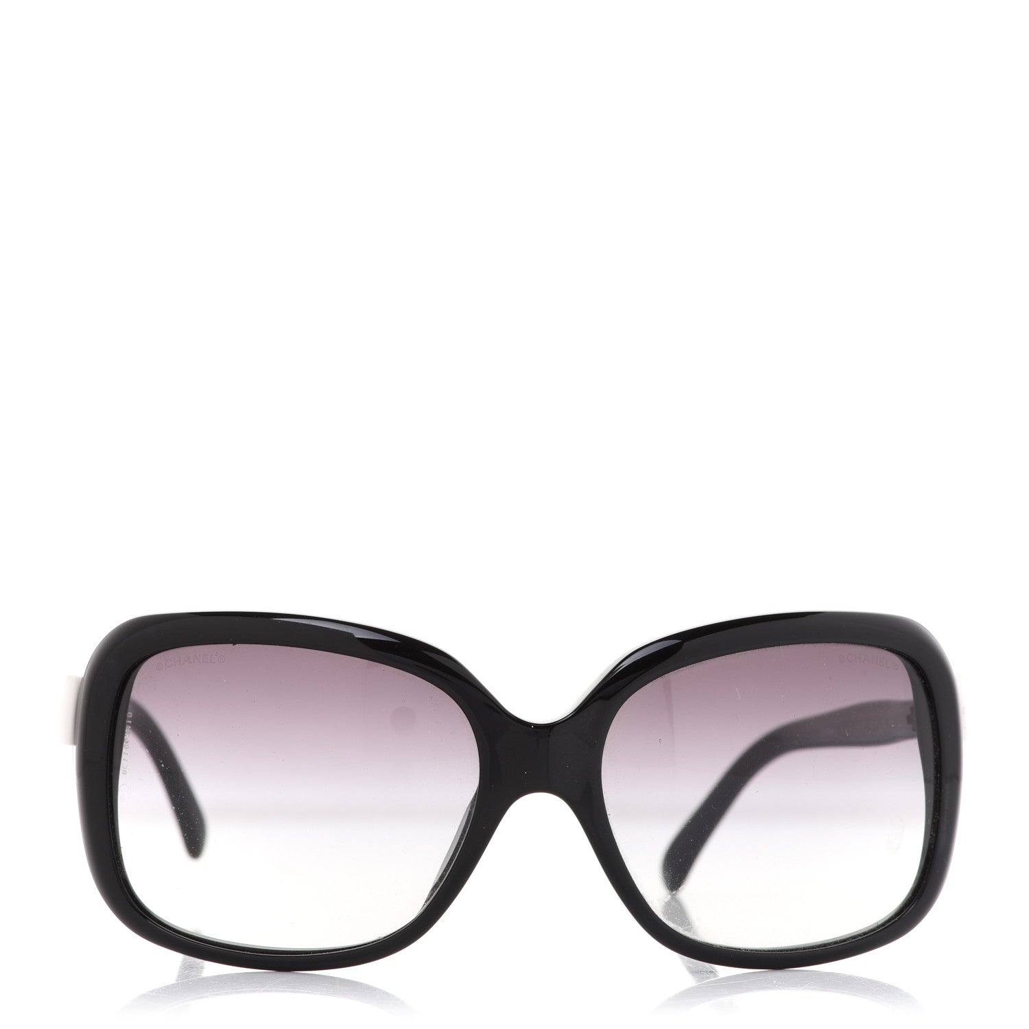 Chanel CC Bow Sunglasses 5171 Black White 2 of 8