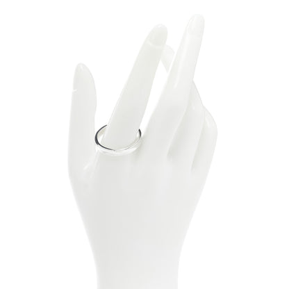 Tiffany Sterling Silver Narrow 1837 Band Ring 67 12 2 of 4