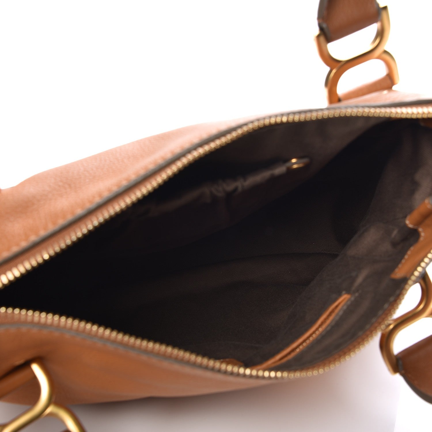 Chloe Calfskin Medium Marcie Satchel Tan 6 of 9