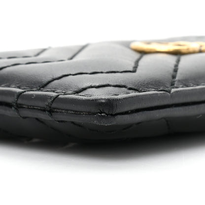 Gucci Calfskin Matelasse GG Marmont Card Holder Black 8 of 10