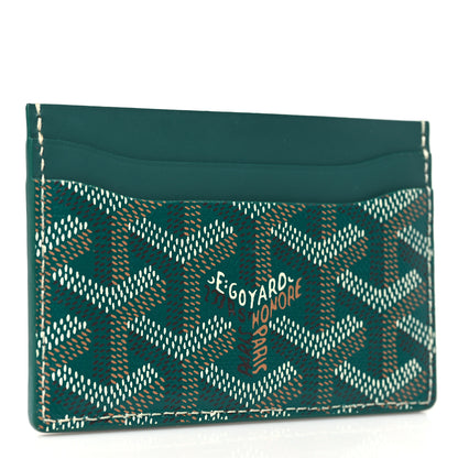 Goyard Goyardine Saint Sulpice Card Holder Green 3 of 7