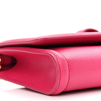 Salvatore Ferragamo Hammered Calfskin Vara Bow Minibag Pink 8 of 9
