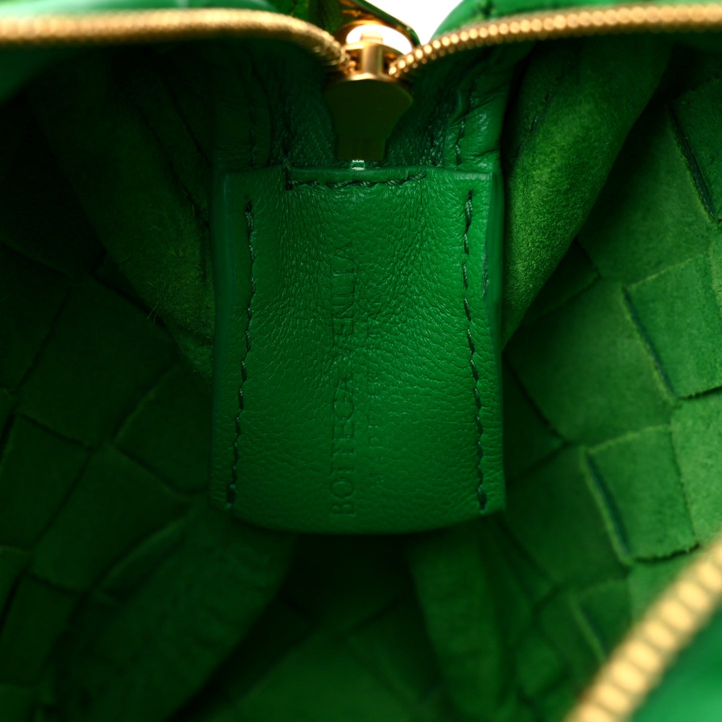 Nappa Intrecciato Mini Loop Camera Bag Parakeet