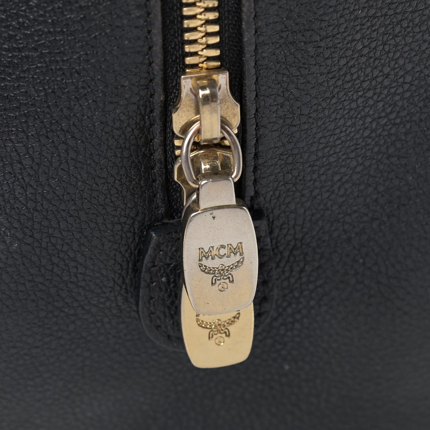 Grained Calfskin Boston Bag