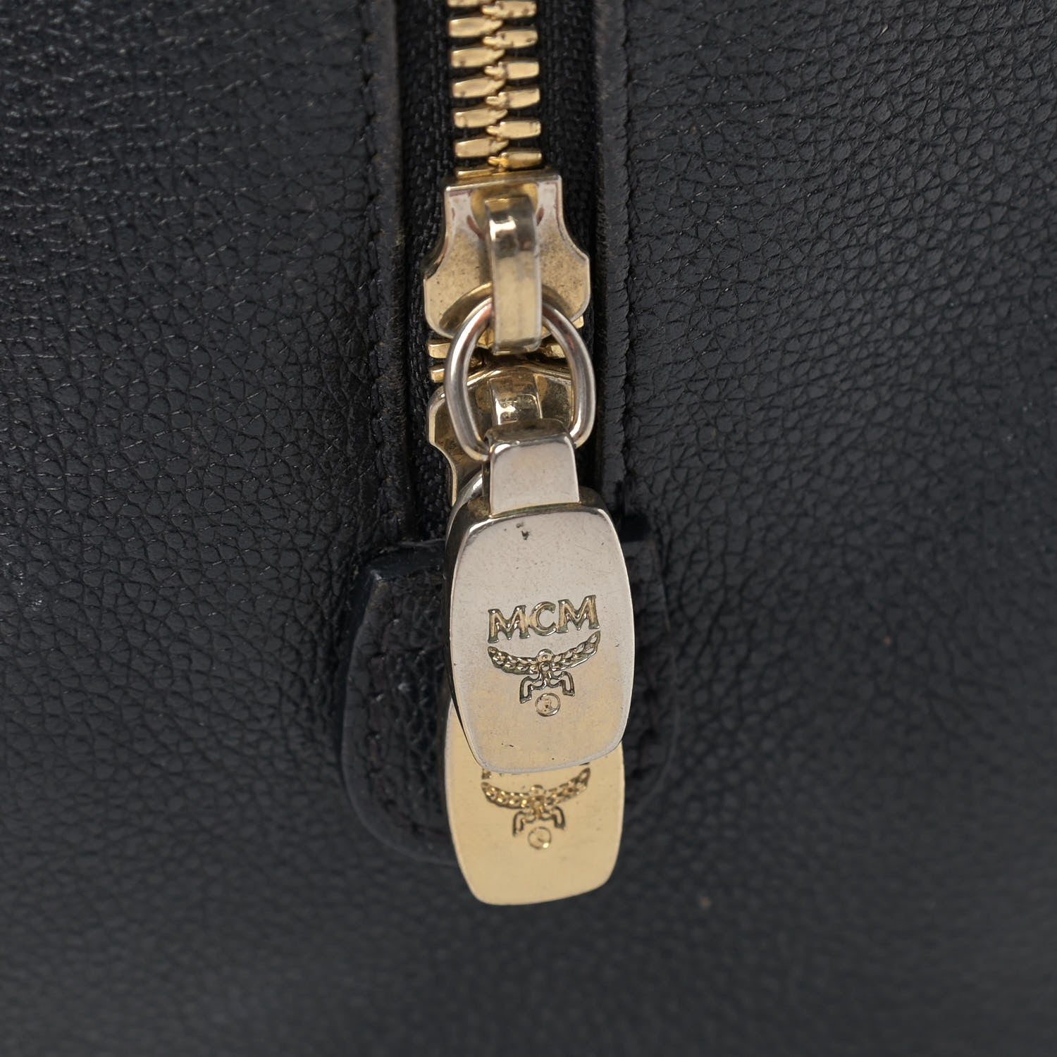 MCM Grained Calfskin Boston Bag 14 of 14
