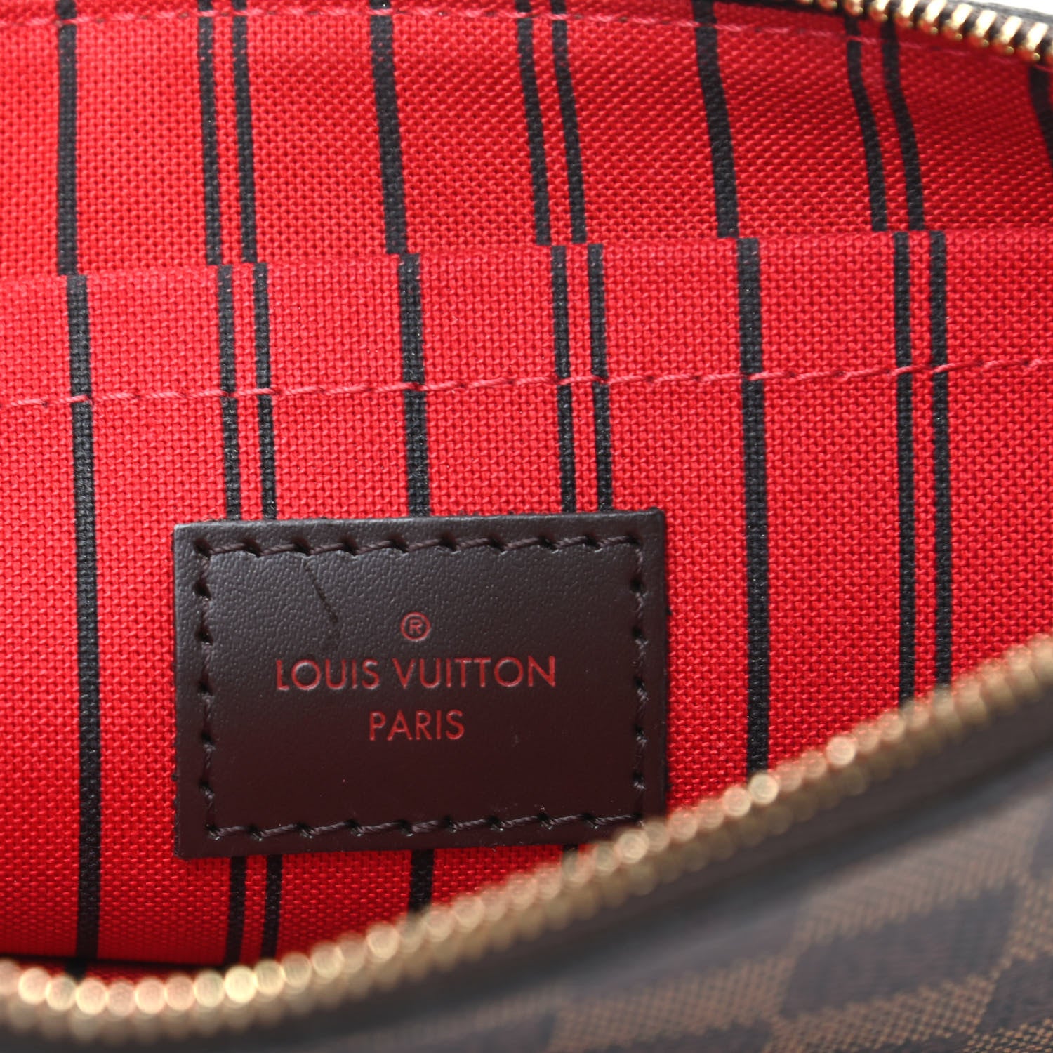 Louis Vuitton Damier Ebene Neverfull MM GM Pochette 6 of 6