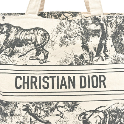 Christian Dior Straw Dioriviera Tote Grey 6 of 8