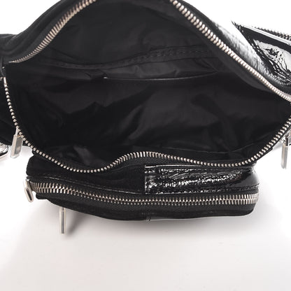 Alexander Wang Suede patent Attica Fannypack Black 5 of 6