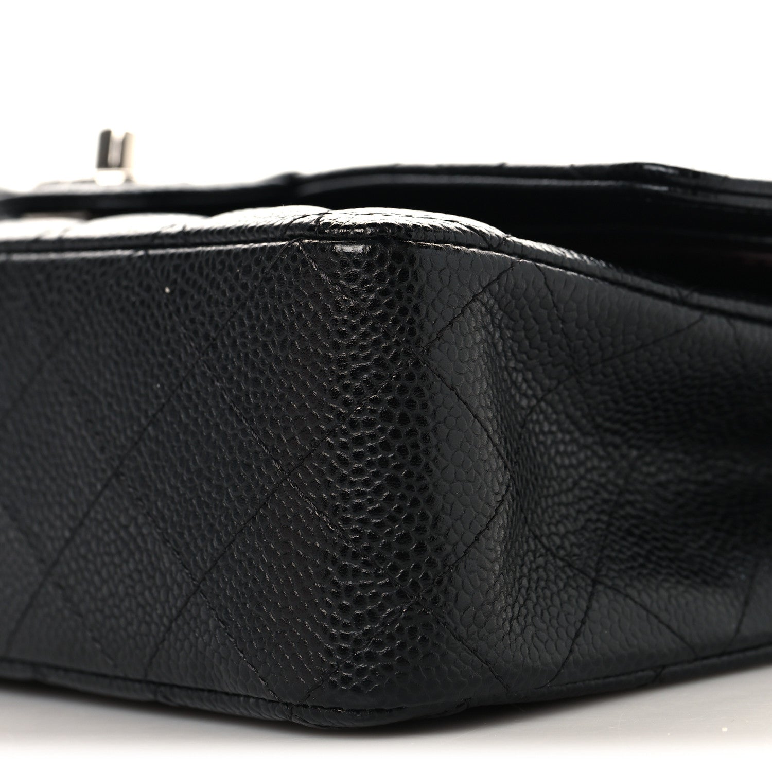 Chanel Caviar Quilted Medium Double Flap Black 10 of 11