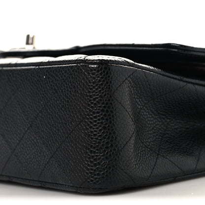 Chanel Caviar Quilted Medium Double Flap Black 10 of 11