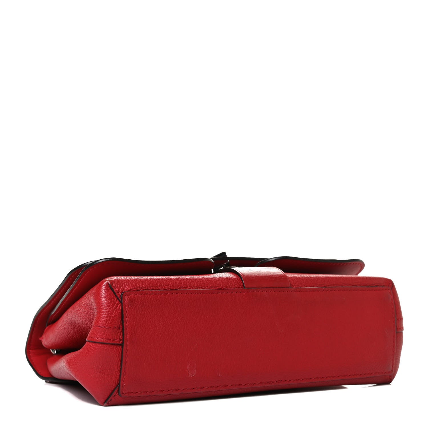 Louis Vuitton Monogram Cuir Plume Ecume Very Chain Bag Rubis Red 3 of 16