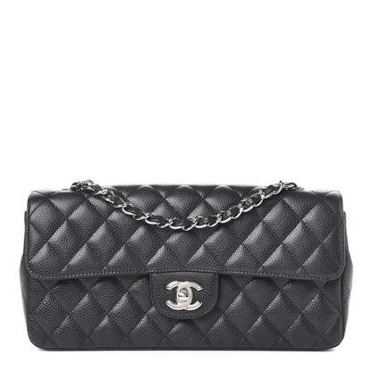 Chanel Caviar Quilted East West Flap Black 1 of 7