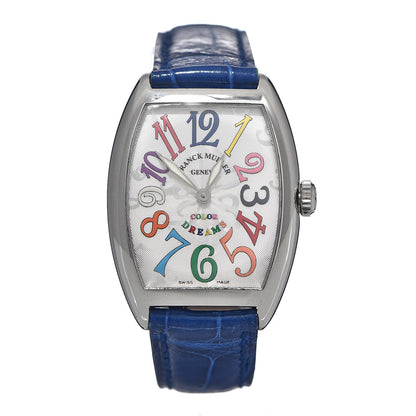 Franck Muller Stainless Steel Alligator 29mm Cintree Curvex Color Dreams Quartz Watch 7502QZ 1 of 9