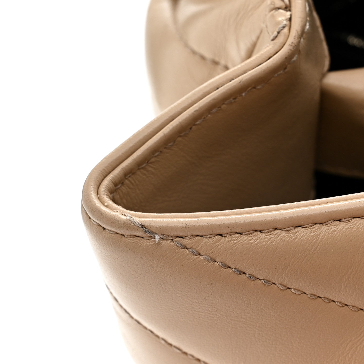 Saint Laurent Calfskin Y Quilted Monogram Large Loulou Shopper Nude Powder 12 of 16
