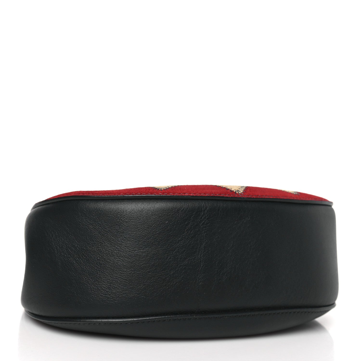 Chloe Suede Calfskin Wonder Woman Patchwork Drew Shoulder Bag Black 4 of 8