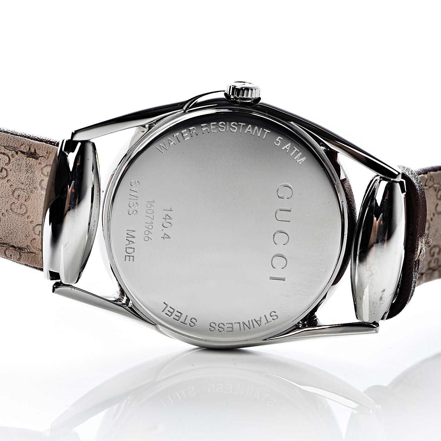 Gucci Stainless Steel Calfskin 34mm Horsebit Quartz Watch 7 of 9