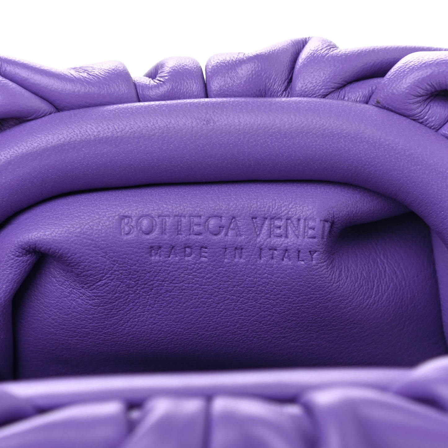 Butter Calfskin Coin Purse Purple