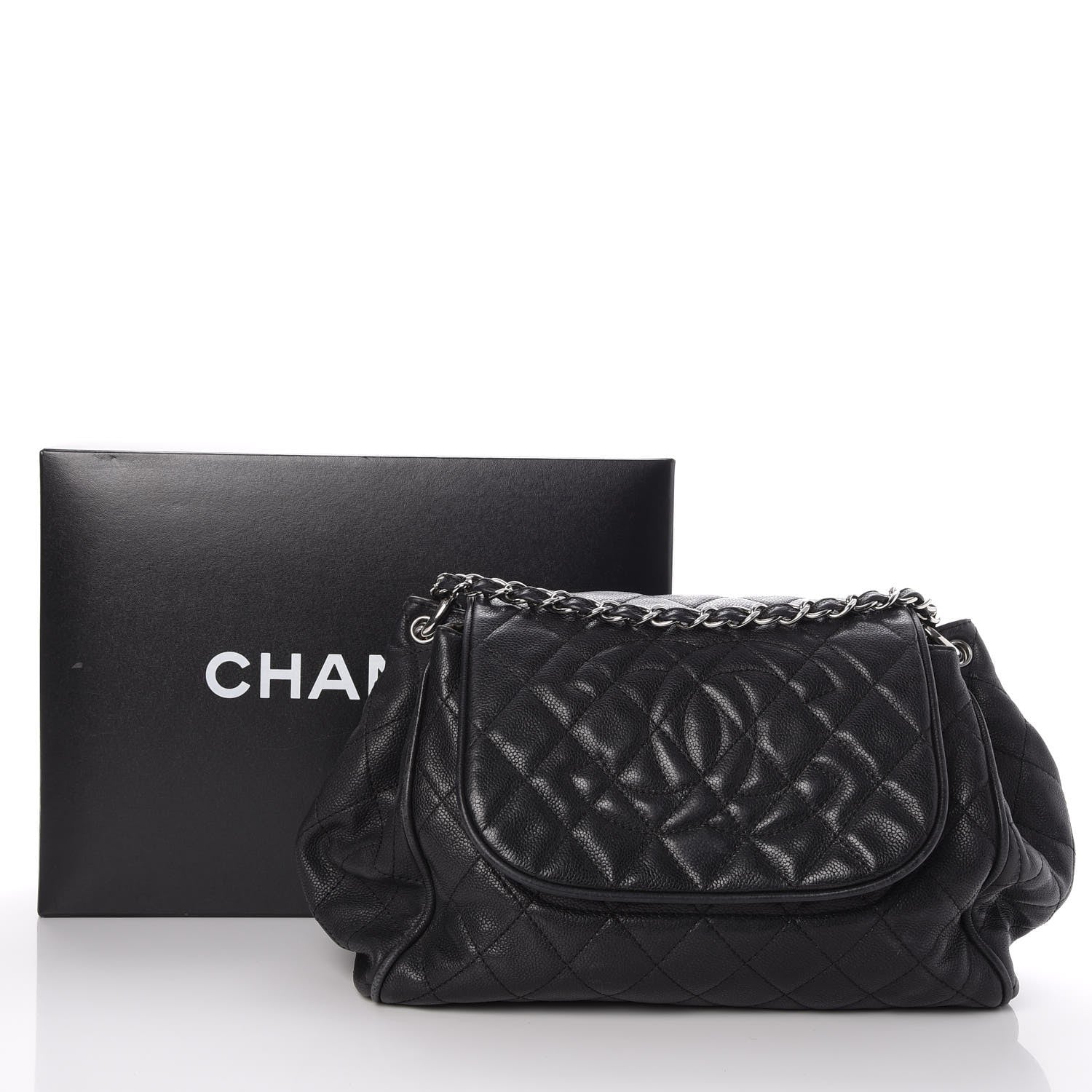 Chanel Caviar Quilted Timeless Accordion Flap Black 12 of 12