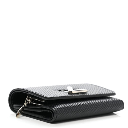 Louis Vuitton Epi Twist Compact Wallet Black 4 of 8