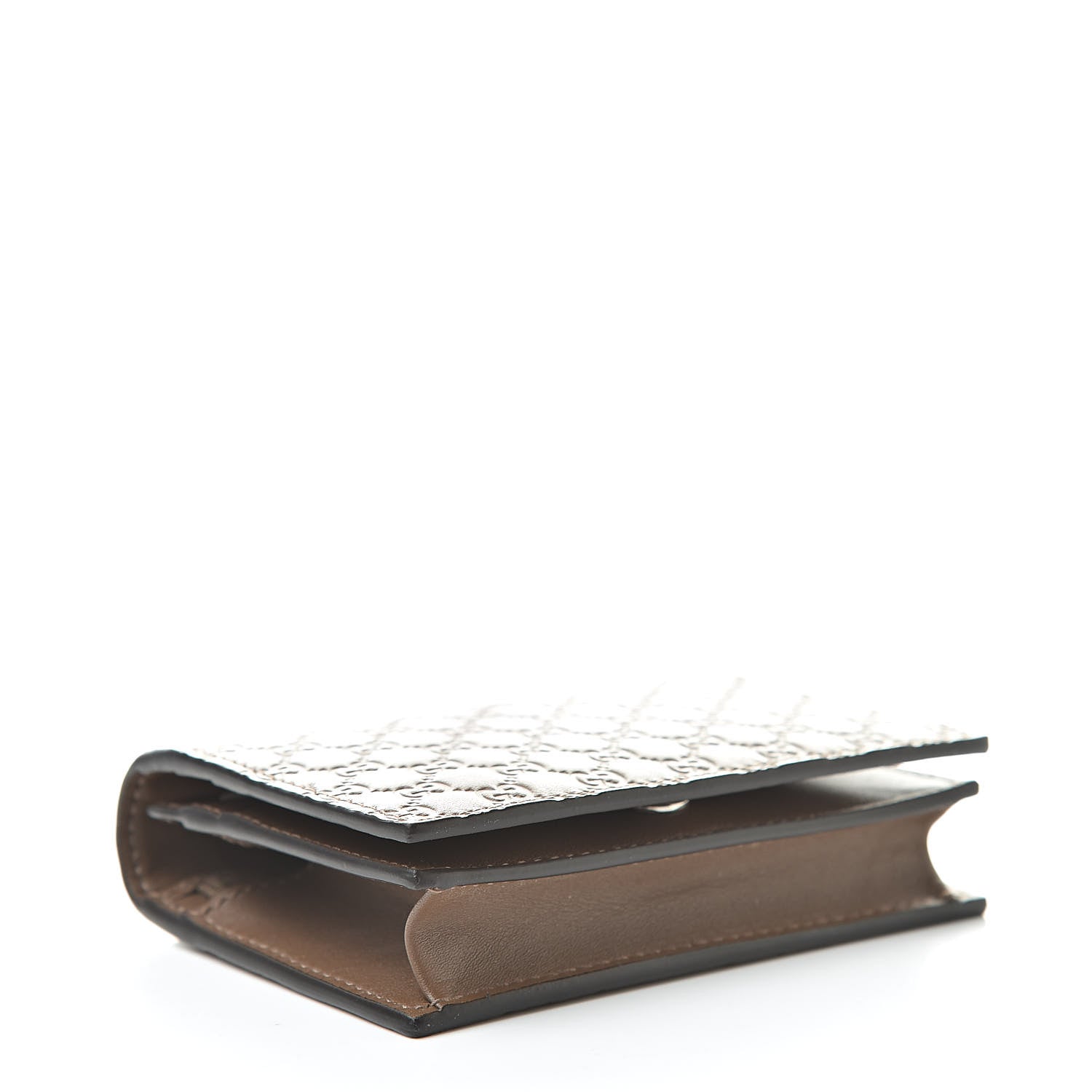 Gucci Microguccissima Card Case Wallet Acero 4 of 8