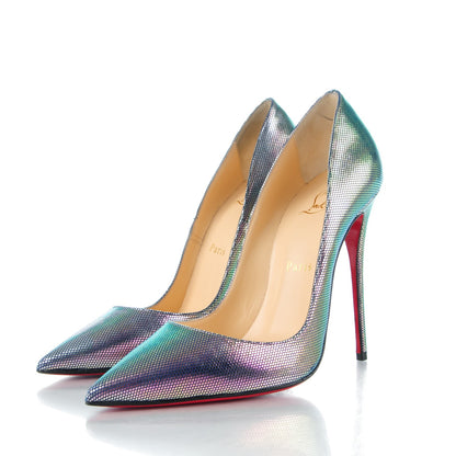 Christian Louboutin Tissu Scarabe So Kate 120 Pumps 37.5 Digitale 3 of 8