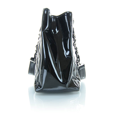 Chanel Patent Grand Shopping Tote GST Black 6 of 13