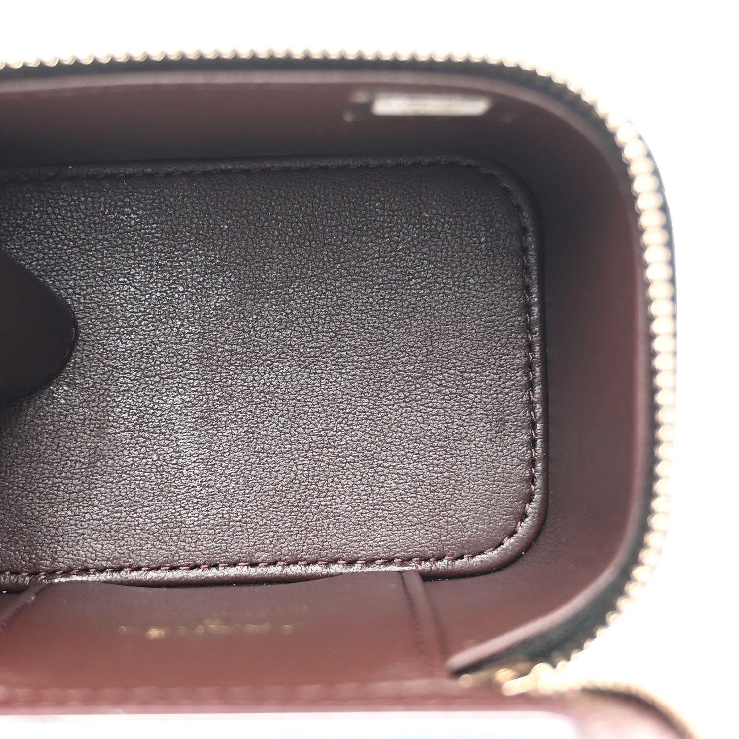 Chanel Lambskin Quilted Mini Vanity Case With Chain Black 5 of 10