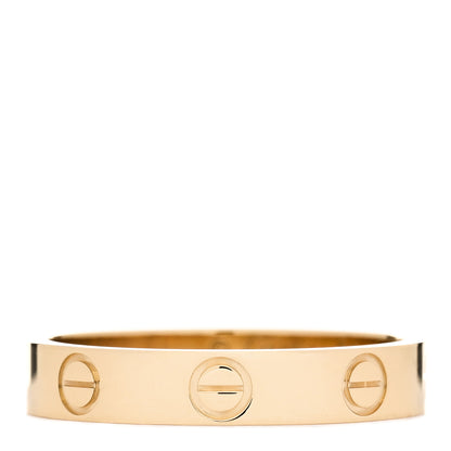 Cartier 18K Yellow Gold 3.5mm LOVE Wedding Band Ring 54 6.75 1 of 4