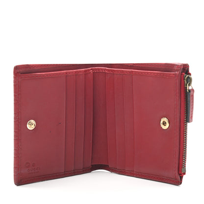 Gucci Microguccissima Bi-Fold Wallet Red 5 of 6