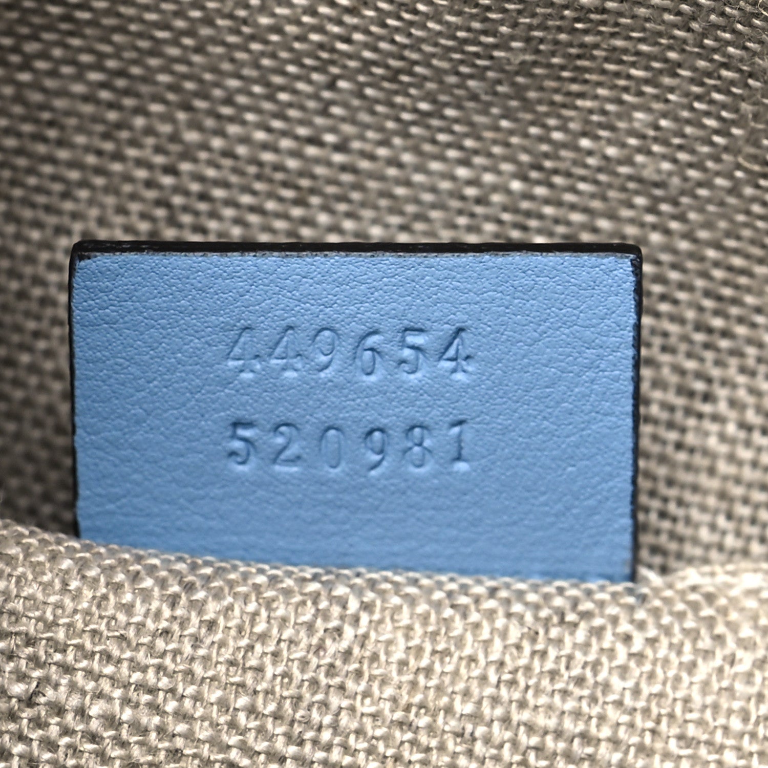 Gucci Microguccissima Mini Dome Bag Mineral Blue 7 of 11
