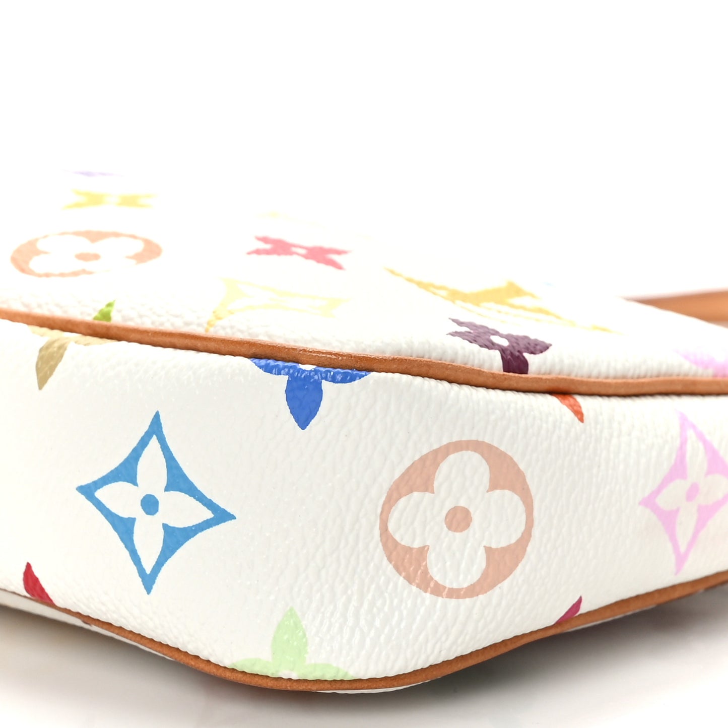 Monogram Multicolor Pochette Accessories White
