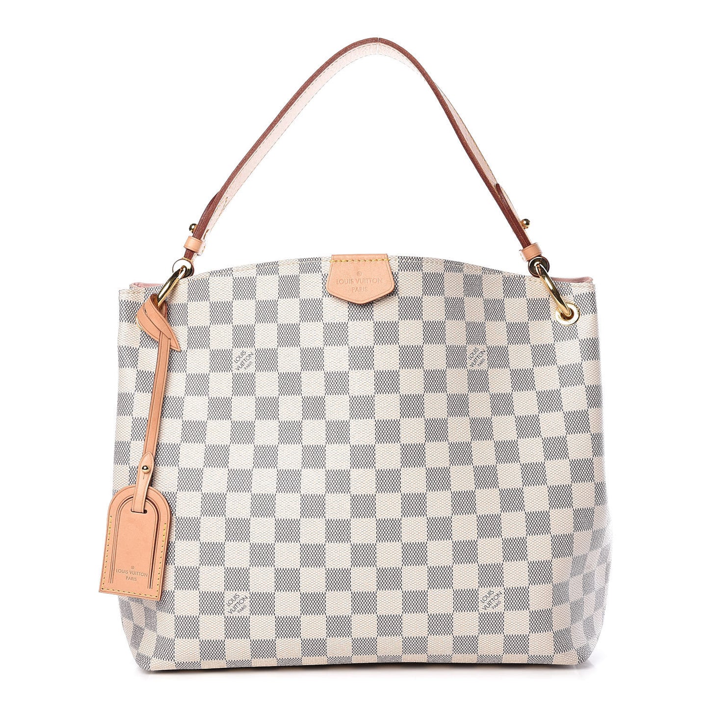 Damier Azur Graceful PM Rose Ballerine