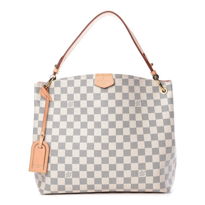 Louis Vuitton Damier Azur Graceful PM Rose Ballerine 1 of 11