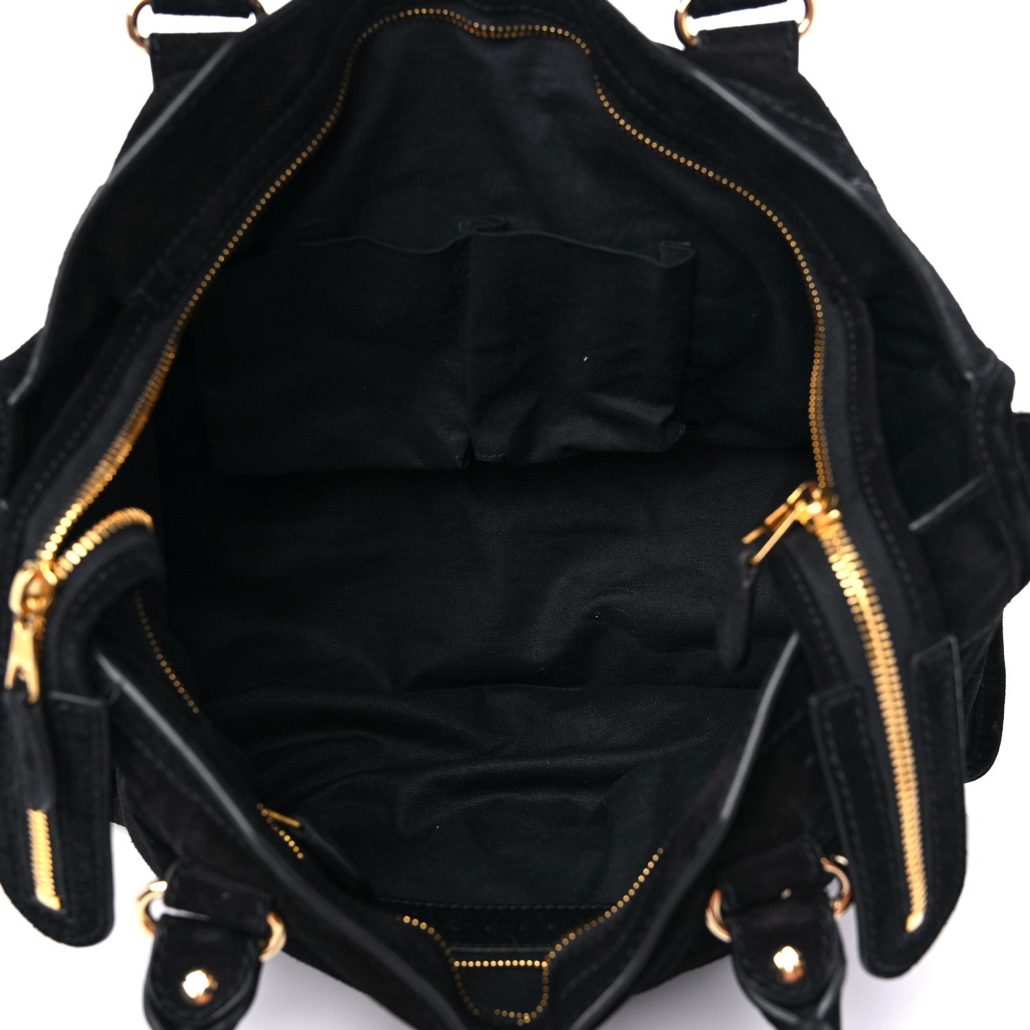 Balenciaga Baby Daim Suede Giant 12 Gold Hardware City Black 5 of 16