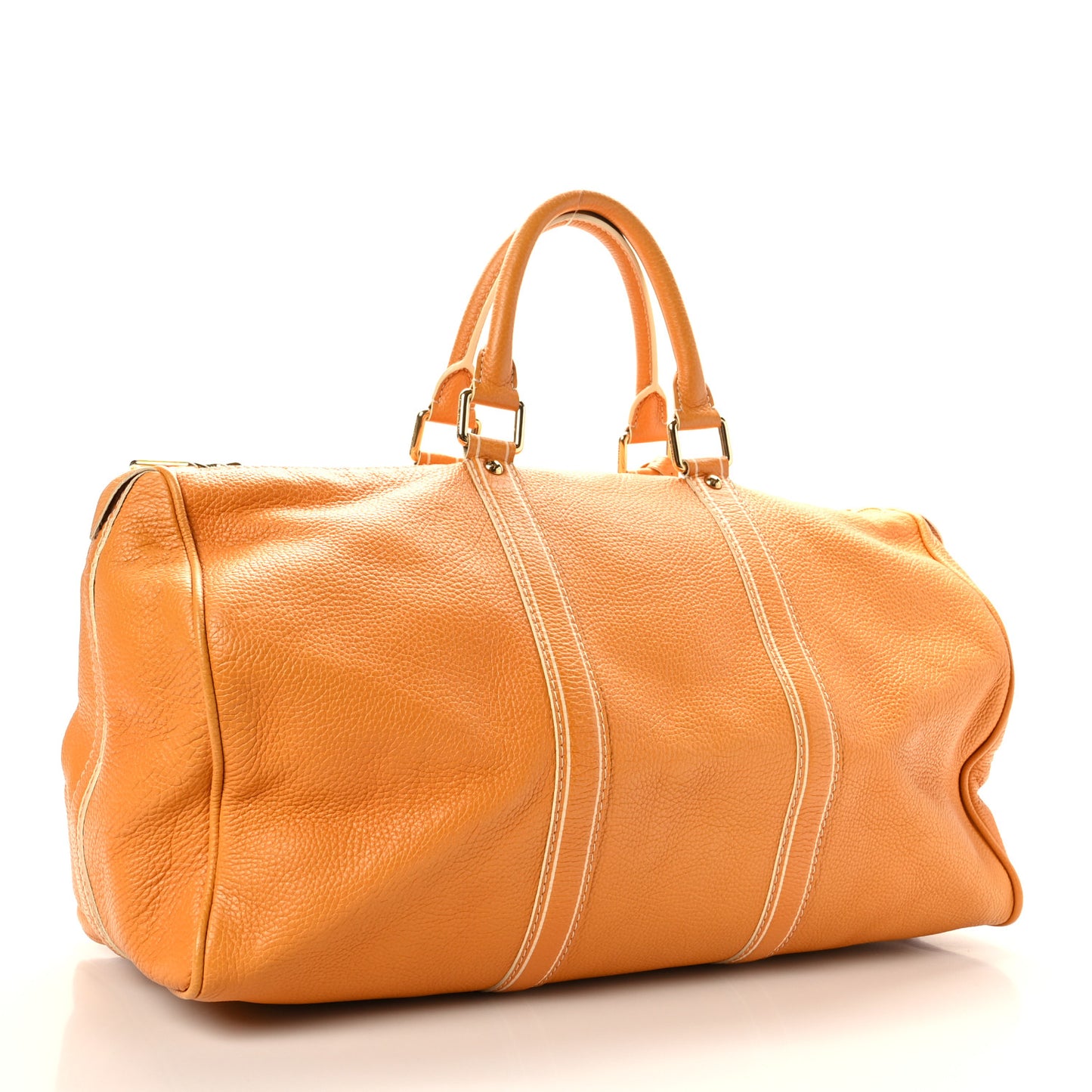 Tobago Calfskin Keepall 50 Yellow