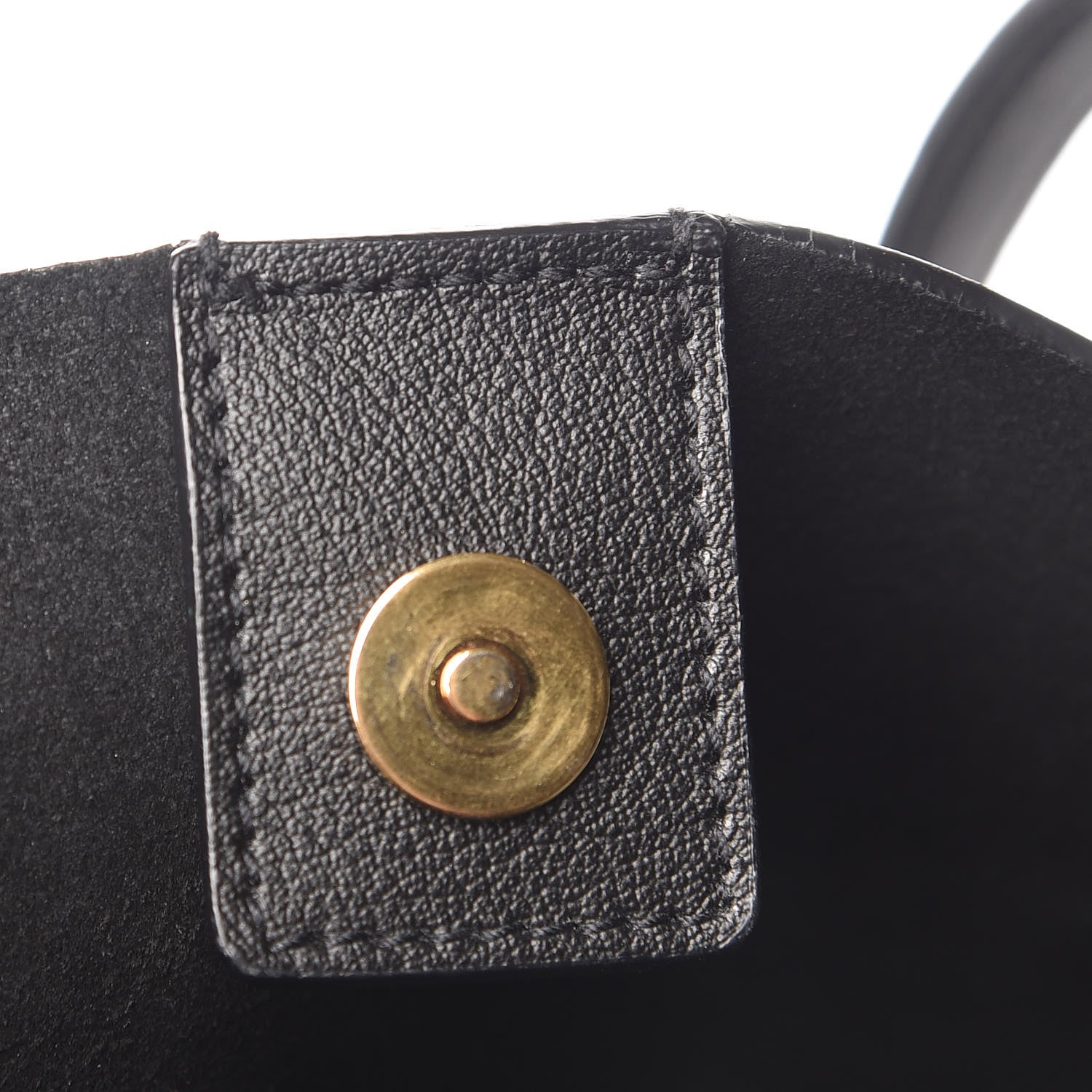 Saint Laurent Calfskin Medium Shopping Tote Black 16 of 18