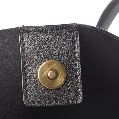 Saint Laurent Calfskin Medium Shopping Tote Black 16 of 18