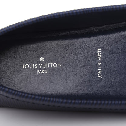 Louis Vuitton Epi Womens Oxford Loafers 36 Blue 8 of 11