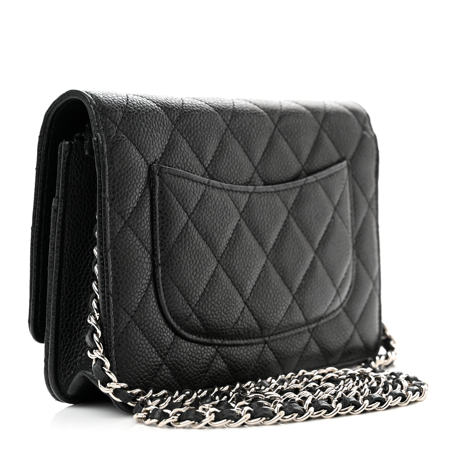 Chanel Caviar Quilted Wallet on Chain WOC Black 3 of 13