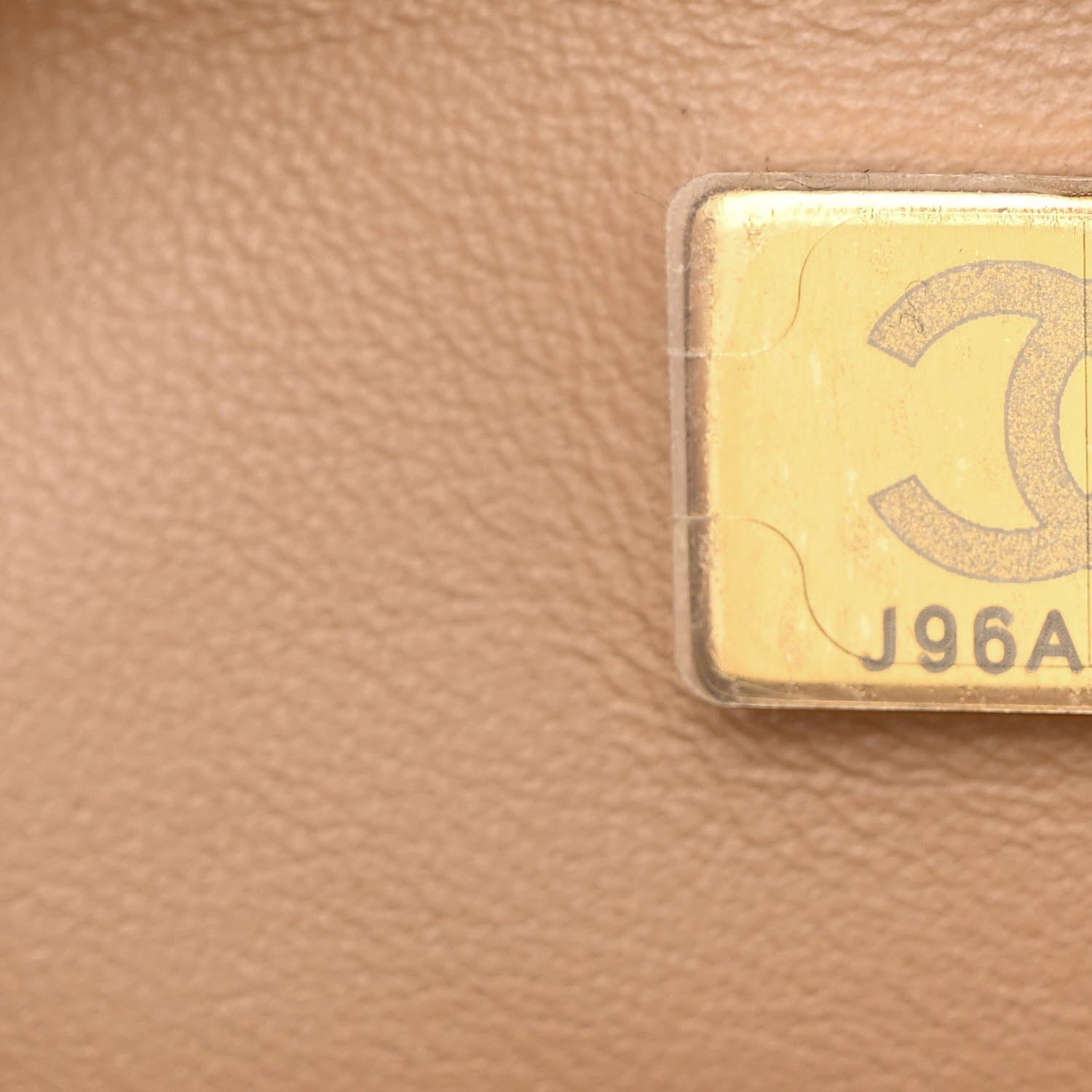 Chanel Lambskin Quilted CC Pearl Crush Camera Case Beige 7 of 10