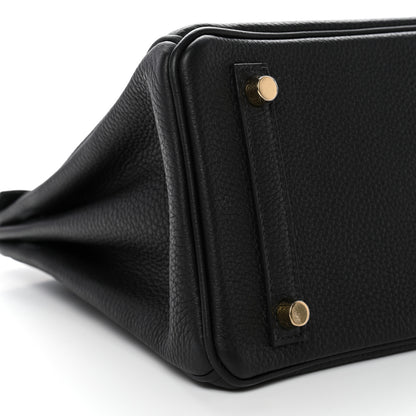 Hermes Togo Birkin 25 Black 16 of 21