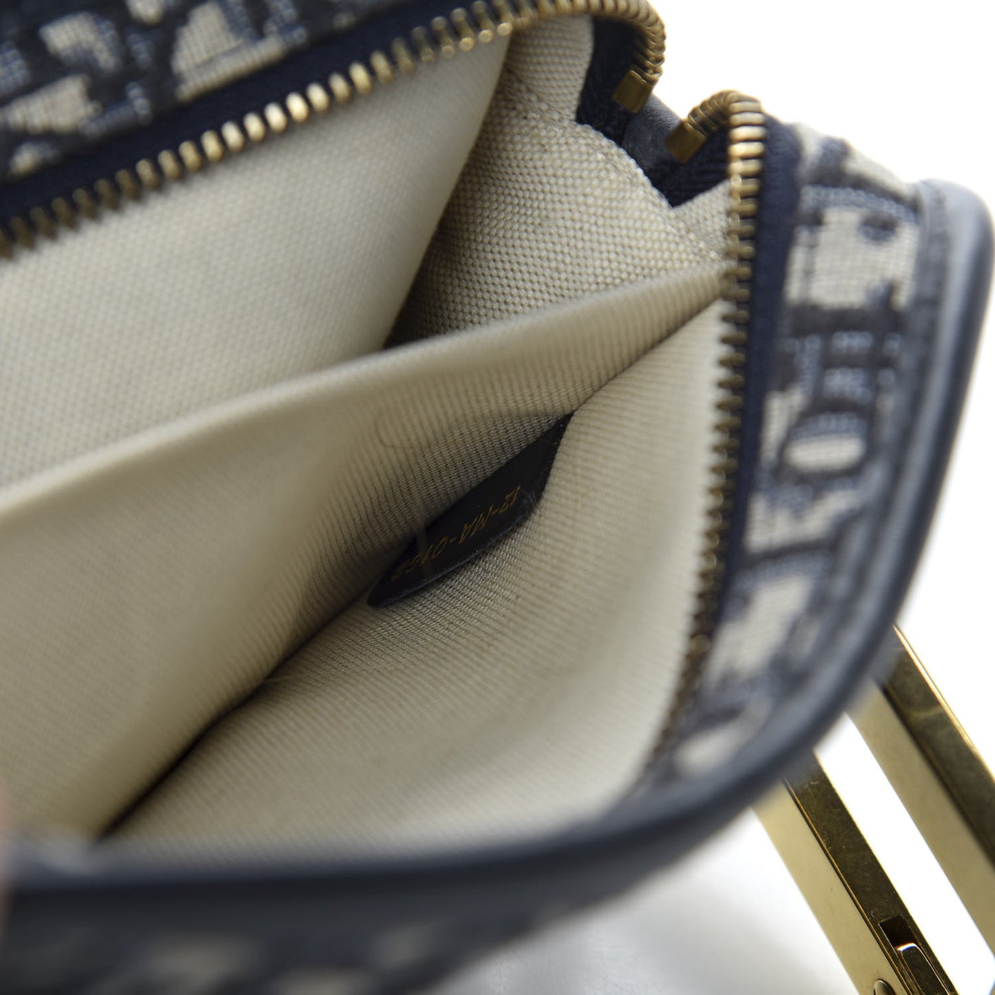 Oblique Diorquake Clutch Blue