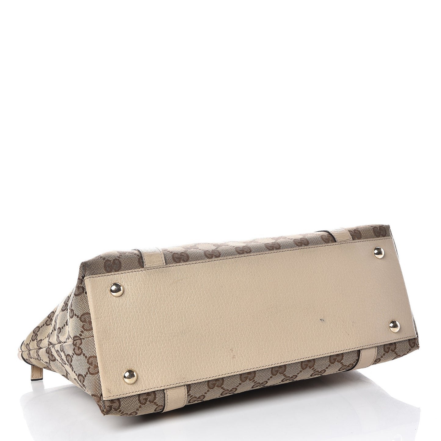 Monogram Medium Abbey Shoulder Bag Off White