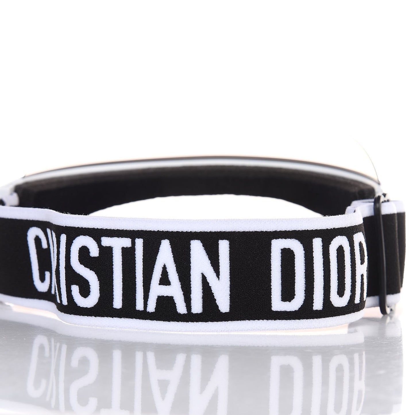 Mirrored DiorClub1 Sun Visor Silver