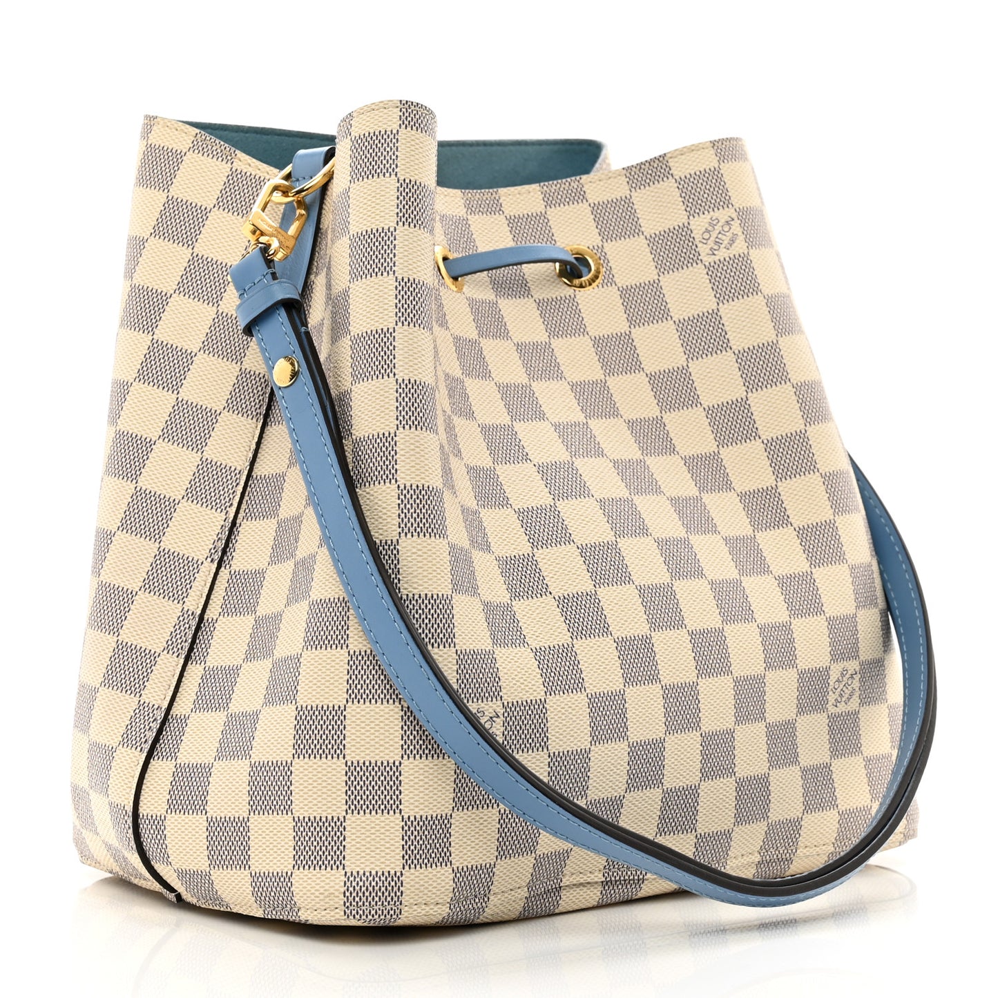 Damier Azur Neonoe MM Bleuet