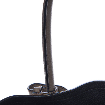Prada Vitello Daino Small Double Bag Argilla Black 23 of 23