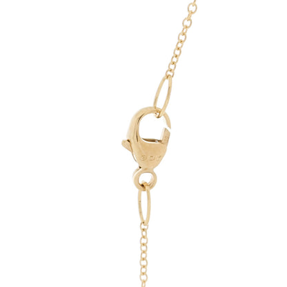 David Yurman 18K Yellow Gold Diamond Turquoise 7mm Petite Chatelaine Pendant Necklace 5 of 6