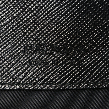 Prada Tessuto Nylon Saffiano Phone Case Crossbody Black 6 of 10